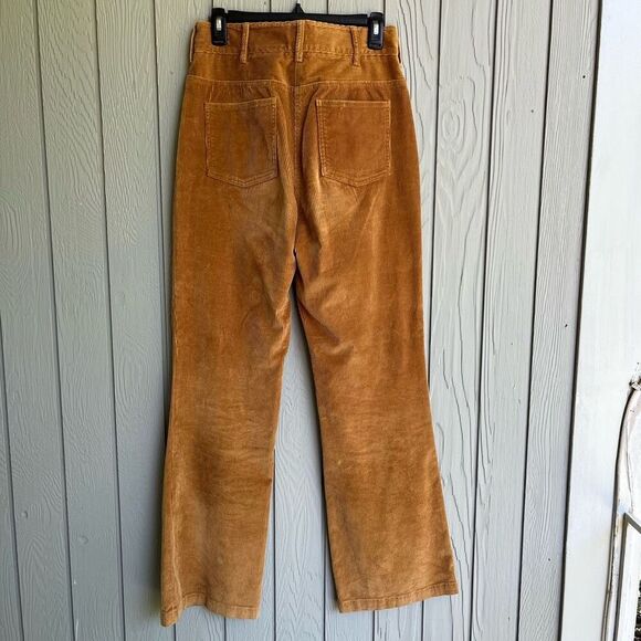 Aritzia Babaton Wide-Leg Corduroy Pants – Camel – Sz 4 (fits like 4/6) - Picture 7 of 8